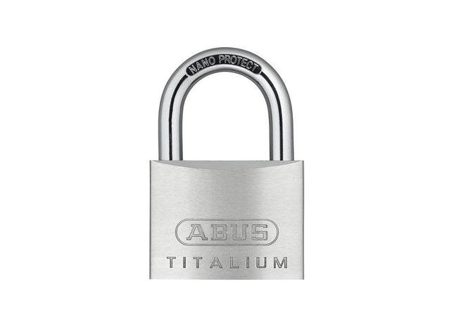 Abus Mechanical 64TI/60mm TITALIUM™ Padlock Keyed Alike KA6607 ABUS Mechanical - RockBottom Northampton 