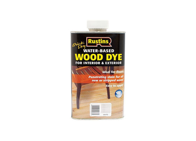 Rustins Quick Dry White Wood Dye 250ml Rustins - RockBottom Nothampton
