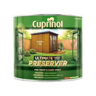 Cuprinol Ultimate Garden Wood Preserver Golden Oak 1 litre Cuprinol - RockBottom Northampton