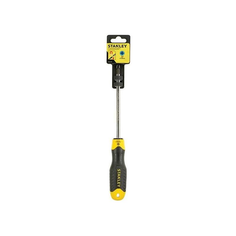 Stanley® Hand Tools Cushion Grip Screwdriver Pozidriv Tip PZ3 x 150mm STANLEY® Hand Tools - RockBottom Nothampton