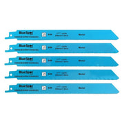 Bluespot Tools Bi-Metal Reciprocating Saw Blade 240mm x 5 TPI Pack of 5 BlueSpot Tools - RockBottom Northampton