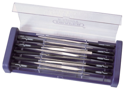 Draper Diamond Needle File Set, 140mm (10 Piece) 36326 Draper - Town Tools 