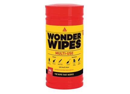 Everbuild Sika Wonder Wipes Trade (Tub 100) Everbuild Sika - RockBottom Northamptin