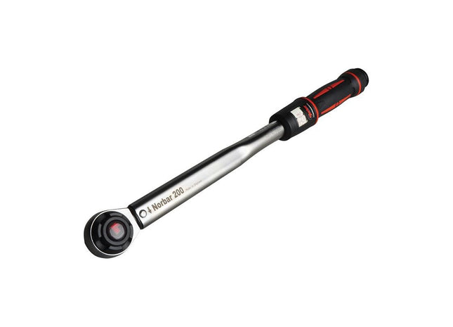 Norbar Pro 200 Adjustable Mushroom Head Torque Wrench 1/2in Drive 40-200Nm Norbar - RockBottom Nothampton