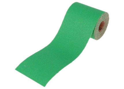 Faithfull Aluminium Oxide Sanding Paper Roll Green 115mm x 10m 60G Faithfull - RockBottom Northampton