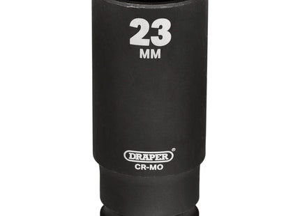 Draper Draper Hi-TORQ Deep Impact Socket, 1/2" Sq. Dr., 23mm Draper - Town Tools