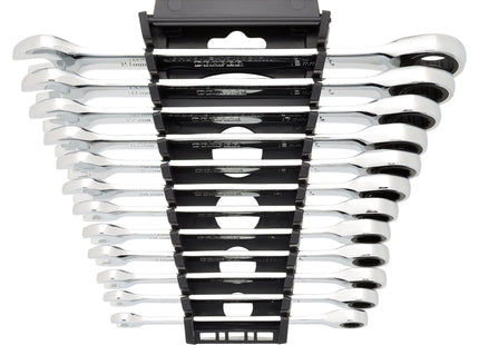 Draper Draper HI-TORQ Metric Ratchet Combination Spanner Set (12 Piece) Draper - Town Tools
