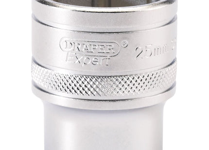 Draper 6 Point Metric Socket, 1/2" Sq. Dr., 25mm 16616 Draper - Town Tools 