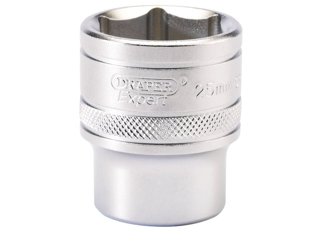 Draper 6 Point Metric Socket, 1/2" Sq. Dr., 25mm 16616 Draper - Town Tools 