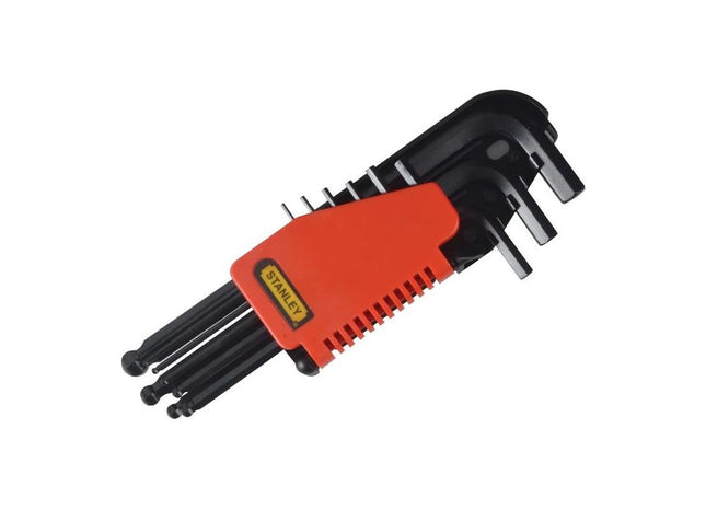 Stanley® Hand Tools Metric Ball End Hexagon Key Set, 9 Piece STANLEY® Hand Tools - RockBottom Nothampton