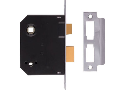 Union 2294 Mortice Bathroom Lock Polished Brass 76mm 3in Box UNION - RockBottom Northampton