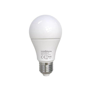 Link2Home Wi-Fi LED ES (E27) Opal GLS Dimmable Bulb, White + RGB 800 lm 9W Link2Home - RockBottom Northampton