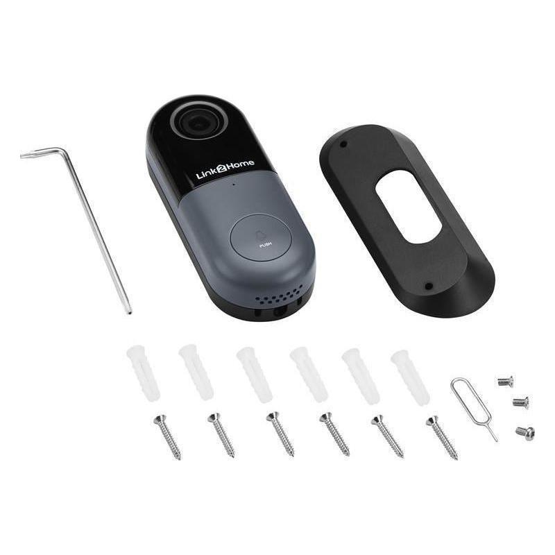 Link2Home Weatherproof (IP54) Smart Wired Doorbell Link2Home - RockBottom Northampton