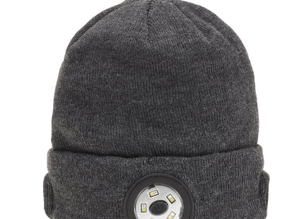 Draper Smart Wireless Rechargeable Beanie with LED Head Torch and USB Charging C Draper - Town Tools 