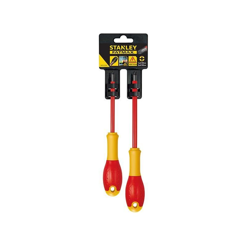 Stanley® Hand Tools FatMax® VDE Insulated Borneo PZ Scewdriver Set, 2 Piece STANLEY® Hand Tools - RockBottom Nothampton