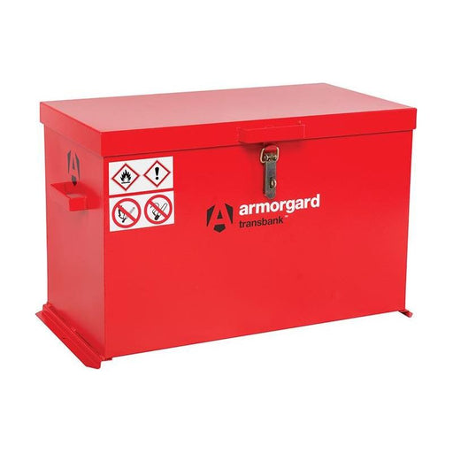 Armorgard TRB4 TransBank™ Hazard Transport Box 880 x 485 x 540mm Armorgard - RockBottom Northampton 