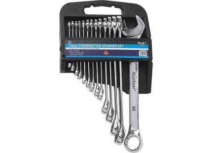 Bluespot Tools Combination Spanner Set, 14 Piece BlueSpot Tools - RockBottom Northampton