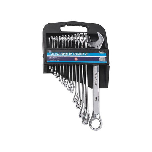 Bluespot Tools Combination Spanner Set, 14 Piece BlueSpot Tools - RockBottom Northampton