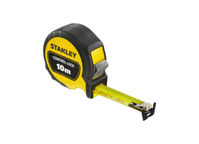 Stanley® Hand Tools CONTROL-LOCK™ Pocket Tape 10m (Width 25mm) (Metric only) STANLEY® Hand Tools - RockBottom Nothampton