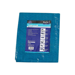 Bluespot Tools Blue Tarpaulin 1.9 x 2.9m (6 x 9ft) BlueSpot Tools - RockBottom Northampton