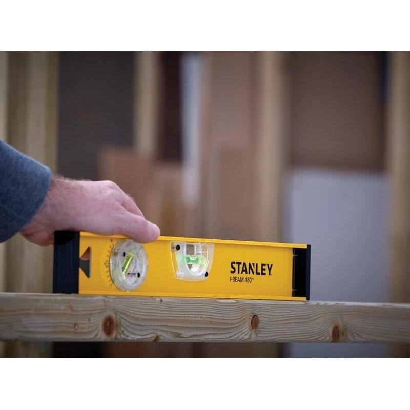 Stanley® Hand Tools PRO-180 I-Beam Level 2 Vial 40cm STANLEY® Hand Tools - RockBottom Nothampton