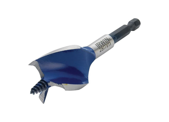 Irwin® Blue Groove 6X Stubby Wood Bit 28 x 100mm IRWIN® - RockBottom Northampton