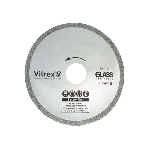 Vitrex Glass Diamond Blade 110mm Vitrex - RockBottom Northampton