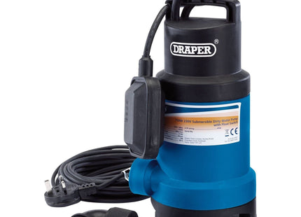 Draper Submersible Dirty Water Pump with Float Switch, 200L/Min, 750W 61667 Draper - Town Tools 