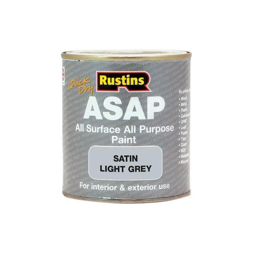 Rustins ASAP Paint Light Grey 1 litre Rustins - RockBottom Nothampton