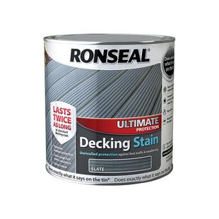 Ronseal Ultimate Protection Decking Stain Slate 2.5 litre Ronseal - RockBottom Nothampton