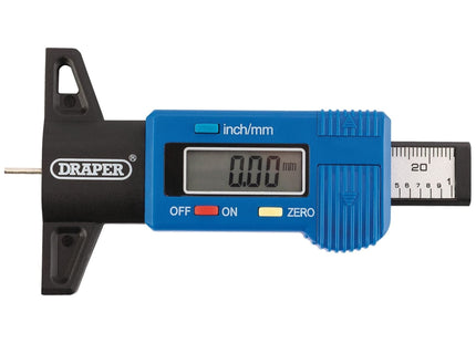 Draper Digital Tyre Tread Depth Gauge 92224 Draper - Town Tools 
