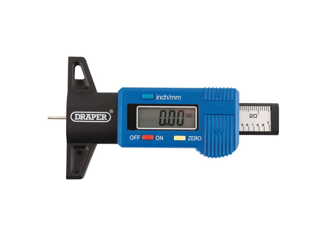 Draper Digital Tyre Tread Depth Gauge 92224 Draper - Town Tools 