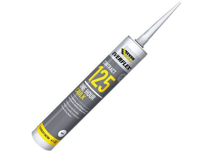 Everbuild Sika One Hour Caulk 125 White 380ml Everbuild Sika - RockBottom Northamptin