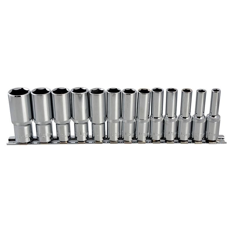 Bluespot Tools 3/8in Drive Deep Socket Set, 13 Piece BlueSpot Tools - RockBottom Northampton