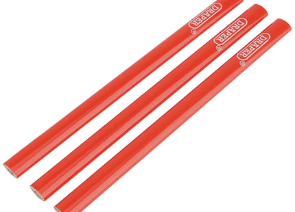 Draper Carpenter's Pencils, 174mm (Pack of 3) 34180 Draper - Town Tools 