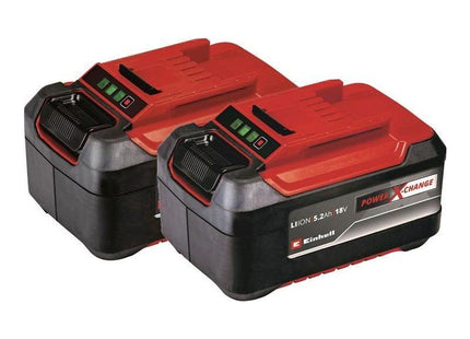 Einhell Power X-Change Battery Twin Pack 18V 5.2Ah Li-ion Einhell - RockBottom Northamptin