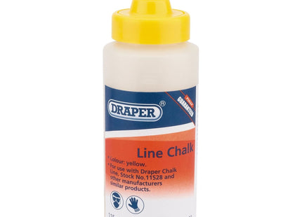 Draper Plastic Bottle of Yellow Chalk for Chalk Line, 115g 42983 Draper - Town Tools 