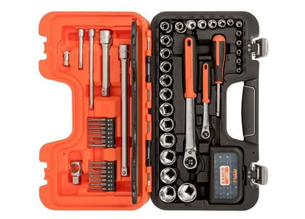 Bahco SL79 1/4in & 1/2in Drive Slim Socket Set, 79 Piece Bahco - RockBottom Northampton