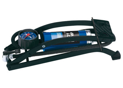 Draper Single Cylinder Foot Pump with Pressure Gauge 14172 Draper - Town Tools 