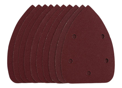 Draper Detail Sanding Sheets with Hook and Loop, 140mm, 120 Grit, SSD2 (Pack of Draper - Town Tools 