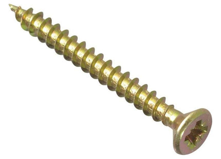 Forgefix Multi-Purpose Pozi Compatible Screw CSK ST ZYP 4.5 x 45mm Box 200 ForgeFix - RockBottom Northampton