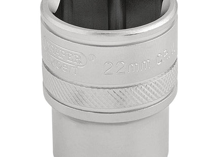 Draper 6 Point Metric Socket, 1/2" Sq. Dr., 22mm 16613 Draper - Town Tools 