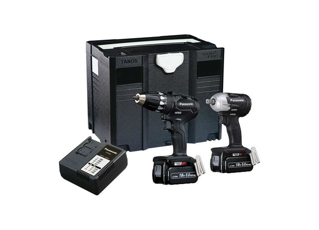 Panasonic EYC232LJ Twin Pack 18V 2 x 5.0Ah Li-ion Panasonic - RockBottom Nothampton