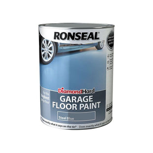 Ronseal Diamond Hard Garage Floor Paint Steel Blue 5 litre Ronseal - RockBottom Nothampton