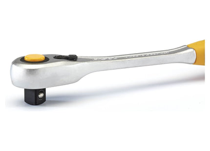 Draper Elora Fine Tooth Quick Release Soft Grip Reversible Ratchet, 1/2" Sq. Dr. Draper - Town Tools 