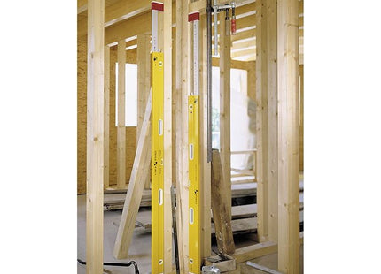 Stabila 106T-213 Extendable Spirit Level 3 Vial 213-376cm Stabila - RockBottom Nothampton
