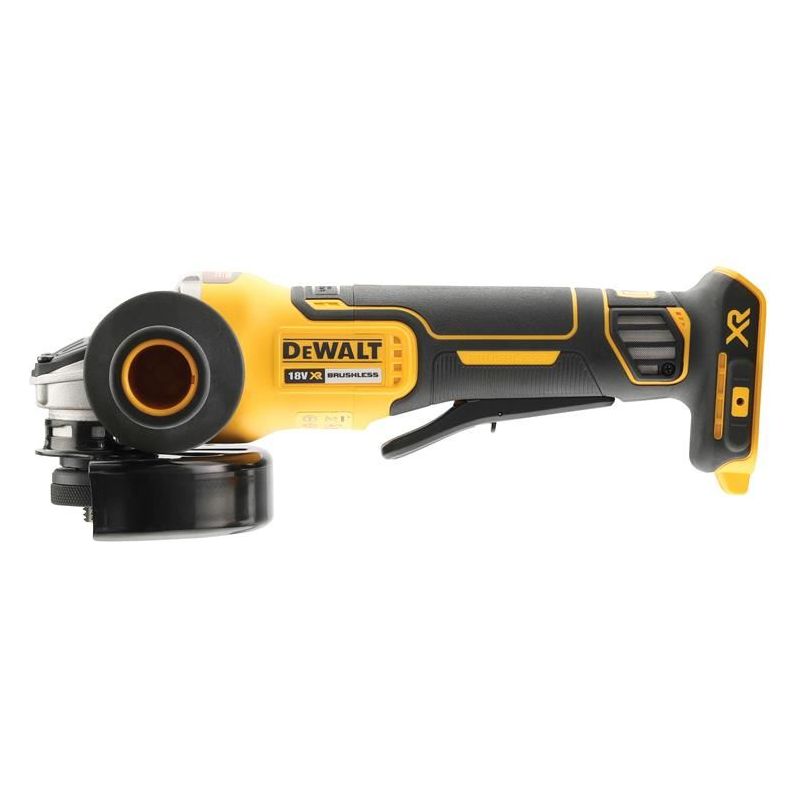 Dewalt Power Tools DCG406N XR Brushless Angle Grinder 125mm 18V Bare Unit DeWALT Power Tools - RockBottom Northampton