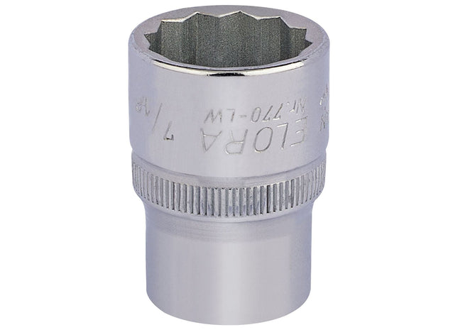 Draper Elora Whitworth Bi-Hexagon Socket, 1/2" Sq. Dr., 7/16" 24848 Draper - Town Tools 