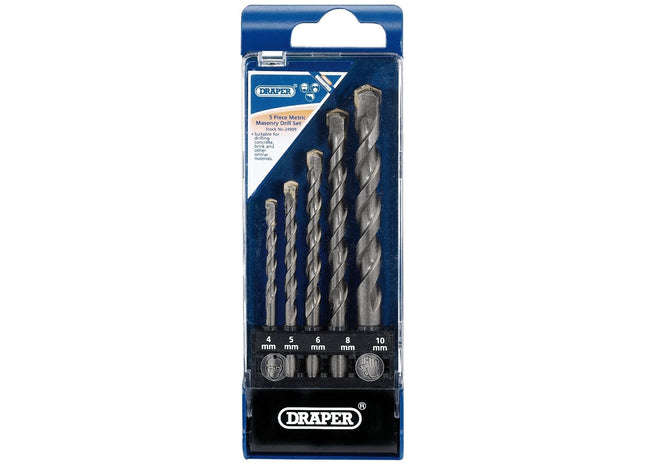 Draper Metric Masonry Drill Set (5 Piece) 24909 Draper - Town Tools 