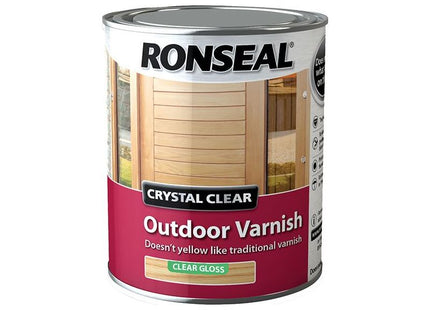 Ronseal Crystal Clear Outdoor Varnish Matt 2.5 litre Ronseal - RockBottom Nothampton